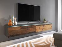 Mobistoxx TV-meubel DUBAI 2 klapdeuren 180 cm matera/old wood zonder verlichting