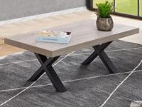 Mobistoxx Salontafel LIEZE 130 cm dark forest met X-poten