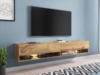 Mobistoxx TV-meubel ACAPULCO 2 klapdeuren 180 cm wotan eik zonder led