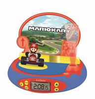 Lexibook - Mario Kart 3D Character Projector Clock with sounds from the video game (RP500NI)