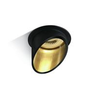 ONE Light inbouwspot - Ø 68 mm, Ø 62 mm inbouwmaat - zwart en goud