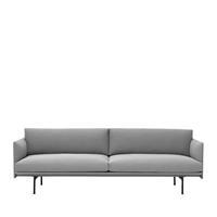 Muuto Outline Bank 3-zits Steelcut Trio 133