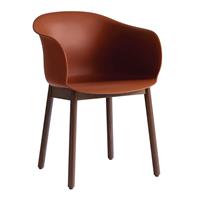 &Tradition Elefy Stoel Houten Onderstel - Copper Brown / Walnoot