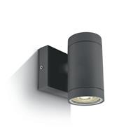 ONE Light Outdoor Cylinders - buiten wandverlichting - 6,5 x 12,1 cm - IP54 - antraciet