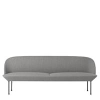 Muuto Oslo Bank 3-zits - Fiord 151/Dark Grey