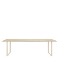 Muuto 70/70 Eettafel Massief Eiken - Sand/255x108