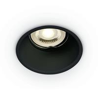 ONE Light Semi Trimless Dark Light Range - inbouwspot - Ø 82 mm, Ø 75 mm inbouwmaat - zwart