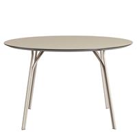 WOUD Tree Eettafel Rond - Beige Ø120x74