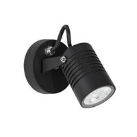 Nova Luce Fend - buiten wandverlichting - 9 x 6,5 x 15 cm - 10W LED incl. - IP65 - zwart