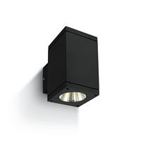 ONE Light Outdoor Wall Cylinders Up & Down Beam - buiten wandverlichting - 8 x 11,4 x 14,4 cm - 2 x 6W LED incl. - IP54 - zwart