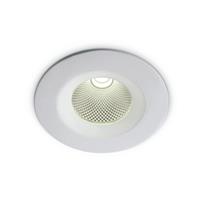 ONE Light COB Downlight Range - inbouwspot - Ø 95 mm, Ø 75 mm inbouwmaat - 7W LED incl. - wit - witte lichtkleur