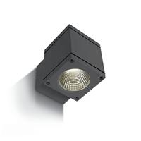 ONE Light Outdoor Wall Cylinders - buiten wandverlichting - 8 x 11,3 x 9,5 cm - 6W LED incl. - IP54 - antraciet