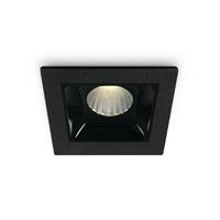 ONE Light Shop Square Boxes - inbouwspot - 45 x 45 mm, 36 x 36 mm inbouwmaat - 2W dimbare LED incl. - zwart