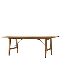 Carl Hansen BM1160 Hunting Tafel Eiken / Roestvrij Staal