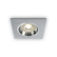 ONE Light Dark Light Range - inbouwspot - 95 x 95 mm, Ø 78 mm inbouwmaat - aluminium