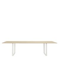 Muuto 70/70 Eettafel Massief Eiken - Wit/295x108