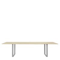 Muuto 70/70 Eettafel Massief Eiken - Grijs/295x108