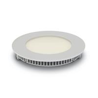 ONE Light Round Recessed Panels - inbouwspot - Ø 120 mm, Ø 108 mm inbouwmaat - 8W LED incl. - IP40 - wit - warm witte lichtkleur