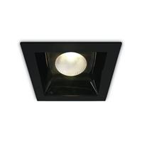 ONE Light Shop Square Boxes - inbouwspot - 140 x 140 mm, 130 x 130 mm inbouwmaat - 30W LED incl. - zwart