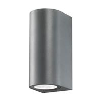 Nova Luce Nero - buiten wandverlichting - 7 x 8 x 15 cm - IP54 - donkergrijs