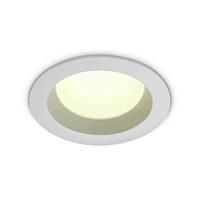 ONE Light Bathroom Downlights - inbouwspot - Ø 110 mm, Ø 95 mm inbouwmaat - 13W LED incl. - IP54 - wit - witte lichtkleur