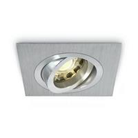 ONE Light Dual Ring - inbouwspot - 94 x 94 mm, Ø 80 mm inbouwmaat - aluminium