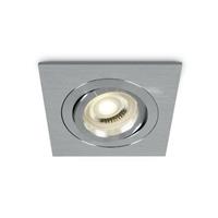 ONE Light Dual Ring GU10 - inbouwspot - 94 x 94 mm, Ø 80 mm inbouwmaat - aluminium