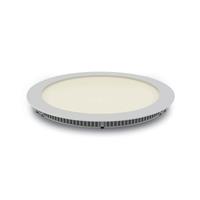 ONE Light Round Recessed Panels - inbouw plafondverlichting - Ø 22,3 x 2,2 cm - 18W LED incl. - IP40 - wit - koel witte lichtkleur