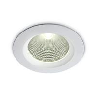 ONE Light COB Downlight Range - inbouwspot - Ø 170 mm, Ø 145 mm inbouwmaat - 20W LED incl. - wit - warm witte lichtkleur