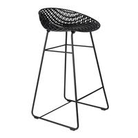 Kartell Smatrik Kruk Outdoor - Zwart / Zwart