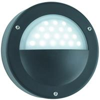 Searchlight LED Outdoor - buiten wandverlichting - 14 x 14 cm - 3W LED incl. - IP44 - zwart