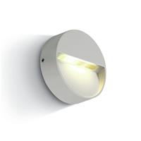 ONE Light Round Indoor/Outdoor Wall Dark Lights - buiten wandverlichting - Ø 10 x 3 cm - 3W LED incl. - IP54 - wit