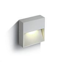 ONE Light Square Indoor/Outdoor Wall Dark Lights - buiten wandverlichting - 10 x 10 x 3 cm - 3W LED incl. - IP54 - wit