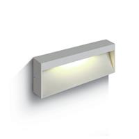 ONE Light Square Indoor/Outdoor Wall Dark Lights - buiten wandverlichting - 20 x 80 x 3,2 cm - 6W LED incl. - IP54 - wit