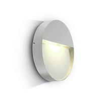 ONE Light Round Indoor/Outdoor Wall Dark Lights - buiten wandverlichting - Ø 21,2 x 3,6 cm - 9W LED incl. - IP54 - wit