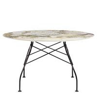 Kartell Glossy Eettafel Marmer Rond - Zwart / Symphonie