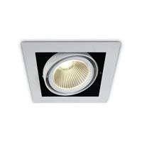 ONE Light COB Box Type Shop - inbouwspot - 185 x 185 mm, 160 x 160 mm inbouwmaat - 30W LED incl. - wit