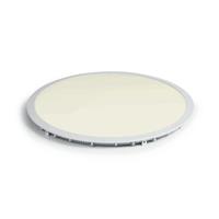 ONE Light Round Recessed Panels Die Cast - plafondverlichting - Ø 60 x 2 cm - 48W LED incl. - wit - witte lichtkleur