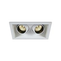 ONE Light Moving Inner Cylinder - inbouwspot - 115 x 62 mm, 108 x 58 mm inbouwmaat - 2 x 6W dimbare LED incl. - wit