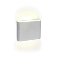 ONE Light Outdoor Slim Range - buiten wandverlichting - 11,5 x 9 x 2,8 cm - 2 x 3W LED incl. - IP54 - wit