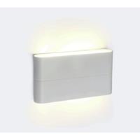 ONE Light Outdoor Slim Range - buiten wandverlichting - 17,5 x 9 x 2,8 cm - 2 x 6W LED incl. - IP54 - wit