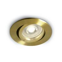 ONE Light Round Clip In Range - inbouwspot - Ø 84 mm, Ø 68 mm inbouwmaat - geborsteld messing