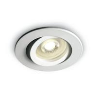 ONE Light Round Clip In Range - inbouwspot - Ø 84 mm, Ø 68 mm inbouwmaat - wit