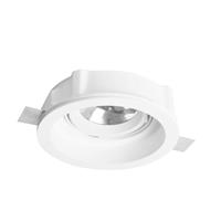 Nova Luce Vitale - inbouwspot - Ø 210 mm, 215 x 215 mm inbouwmaat - wit gips