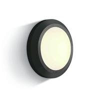 ONE Light Outdoor General Lighting - buiten wandverlichting - Ø 15 x 2,7 cm - 3,5W LED incl. - IP65 - antraciet