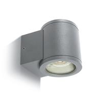 ONE Light GU10 Outdoor - buiten wandverlichting - 8 x 9 cm - IP54 - grijs