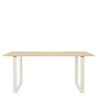 Muuto 70/70 Eettafel Massief Eiken - Sand/170x85