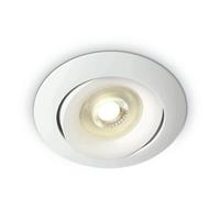 ONE Light Round Retro Range GU10 - inbouwspot - Ø 82 mm, Ø 72 mm inbouwmaat - wit