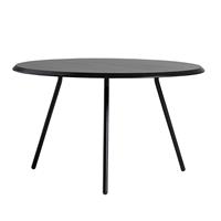 WOUD Soround Salontafel - Zwart Essen - Ø75 x 44 cm.