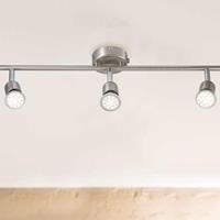 Enzo Nordlux Opbouw spot 3x GU10 Avenue geborsteld staal - 4800500